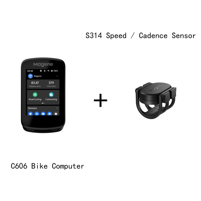 Computer per bicicletta GPS intelligente C606